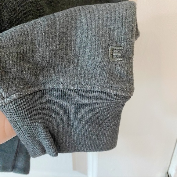 EVERLANE The Track Crewneck Sweatshirt Dark Heather Gray NWT - Picture 6 of 10